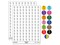 Soap Sanitizer Dispenser with Heart 200+ 0.50" Round Stickers